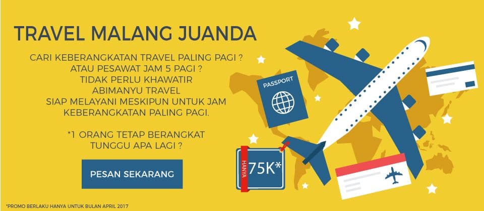 Travel Malang Juanda Promo